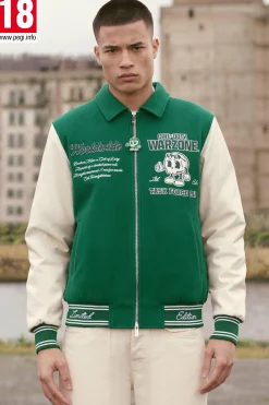 boohooMAN Call Of Duty License Varsity Bomber | UK| Coats & Jackets