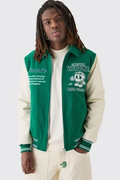 boohooMAN Call Of Duty License Varsity Bomber | UK| Coats & Jackets
