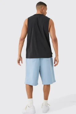 boohooMAN Carpenter Loopback Jersey Jort | UK| Shorts