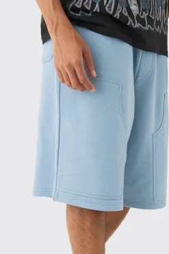 boohooMAN Carpenter Loopback Jersey Jort | UK| Shorts