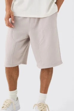 boohooMAN Carpenter Loopback Jersey Jort | UK| Shorts