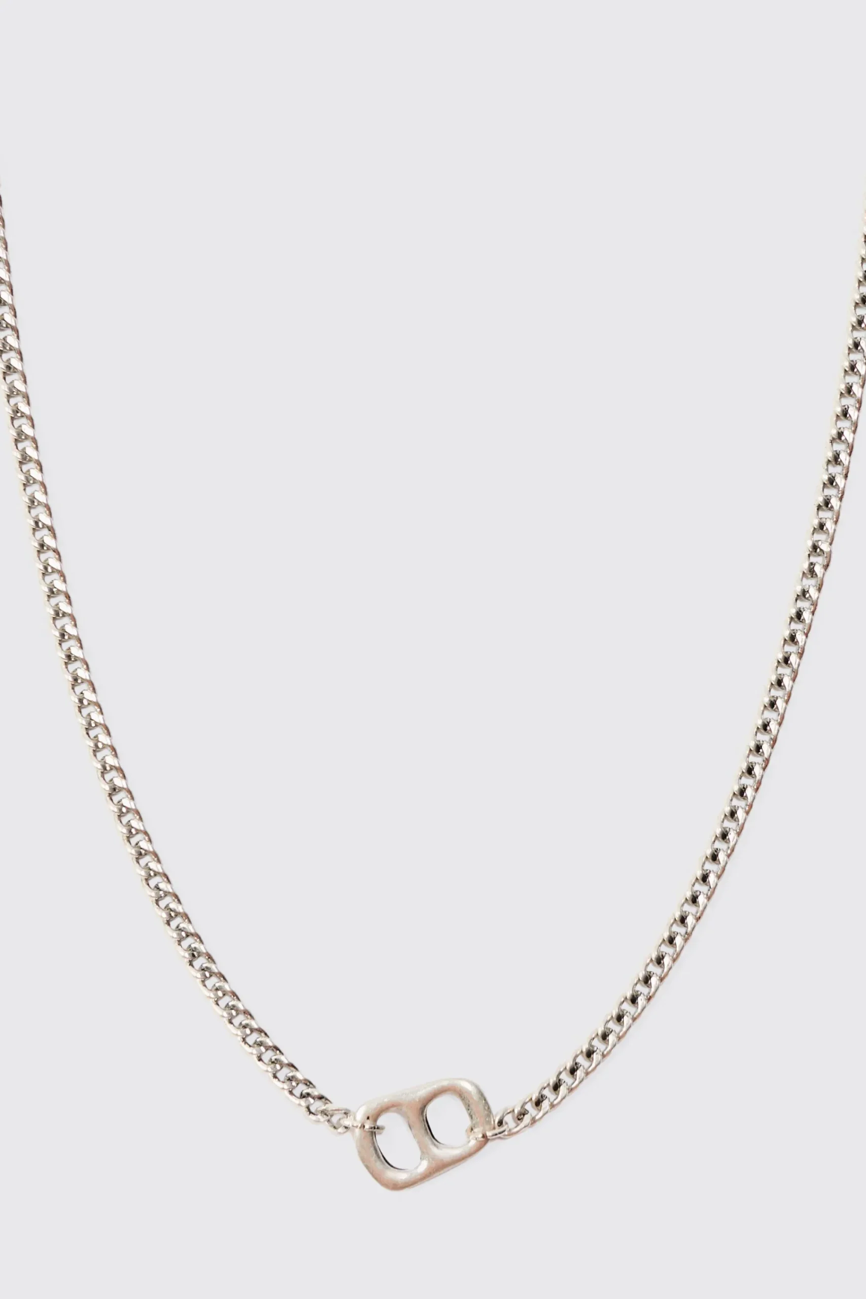boohooMAN Chain Detail Pendant Necklace In | UK| Jewellery & Watches