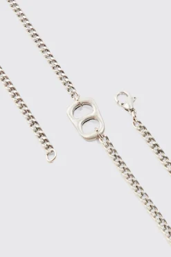boohooMAN Chain Detail Pendant Necklace In | UK| Jewellery & Watches
