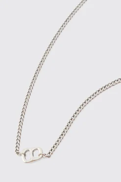 boohooMAN Chain Detail Pendant Necklace In | UK| Jewellery & Watches