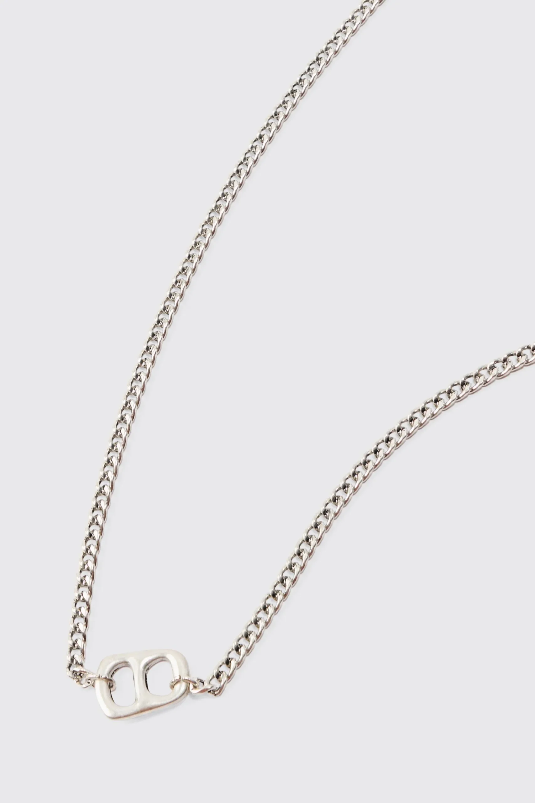 boohooMAN Chain Detail Pendant Necklace In | UK| Jewellery & Watches