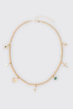 boohooMAN Chain Pendant Necklace In | UK| Jewellery & Watches