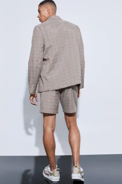 boohooMAN Check Oversized Boxy Blazer | UK| Suits & Tailoring