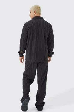 boohooMAN Chenille Rib Overshirt | UK| Shirts