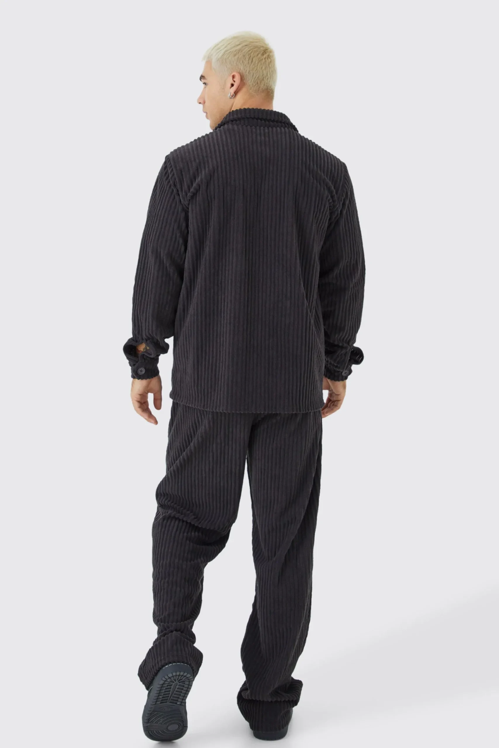 boohooMAN Chenille Rib Overshirt | UK| Shirts