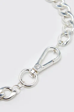 boohooMAN Chunky Chain Clip Necklace | UK| Jewellery & Watches