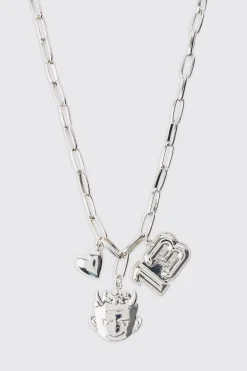 boohooMAN Chunky Chain Metal Necklace | UK| Jewellery & Watches