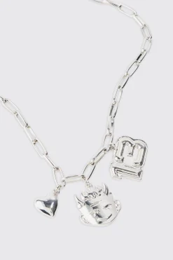 boohooMAN Chunky Chain Metal Necklace | UK| Jewellery & Watches