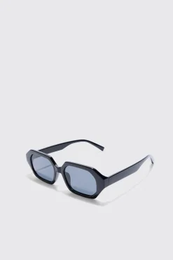 boohooMAN Chunky Hexagonal Sunglasses In | UK| Sunglasses