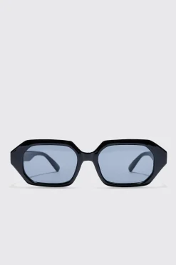 boohooMAN Chunky Hexagonal Sunglasses In | UK| Sunglasses