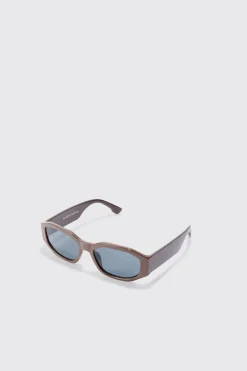 boohooMAN Chunky Hexagonal Sunglasses In | UK| Sunglasses