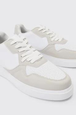 boohooMAN Chunky Mesh Panel Trainers In | UK| Trainers & Hi-Tops