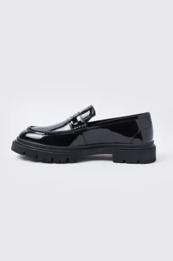 boohooMAN Chunky Patent Loafer | UK| Smart Shoes