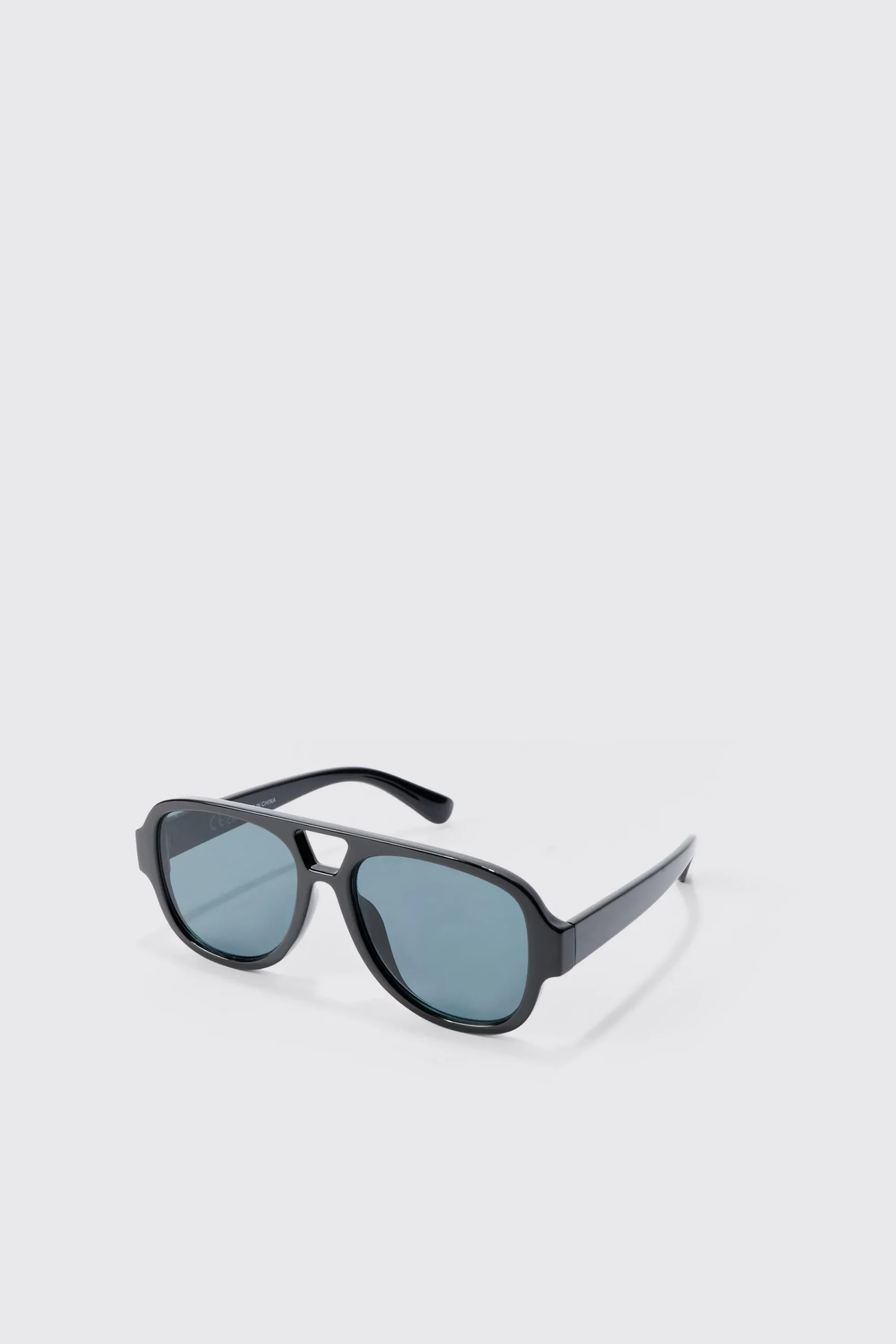 boohooMAN Chunky Plastic Aviator Sunglasses In | UK| Sunglasses