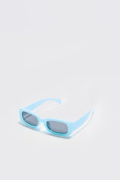 boohooMAN Chunky Plastic Rectangular Sunglasses | UK| Sunglasses