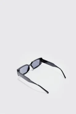 boohooMAN Chunky Rectangle Sunglasses In | UK| Sunglasses