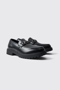 boohooMAN Chunky Snaffle Loafer | UK| Smart Shoes