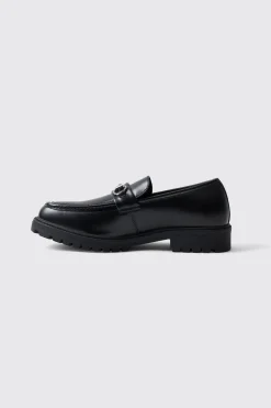 boohooMAN Chunky Snaffle Loafer | UK| Smart Shoes