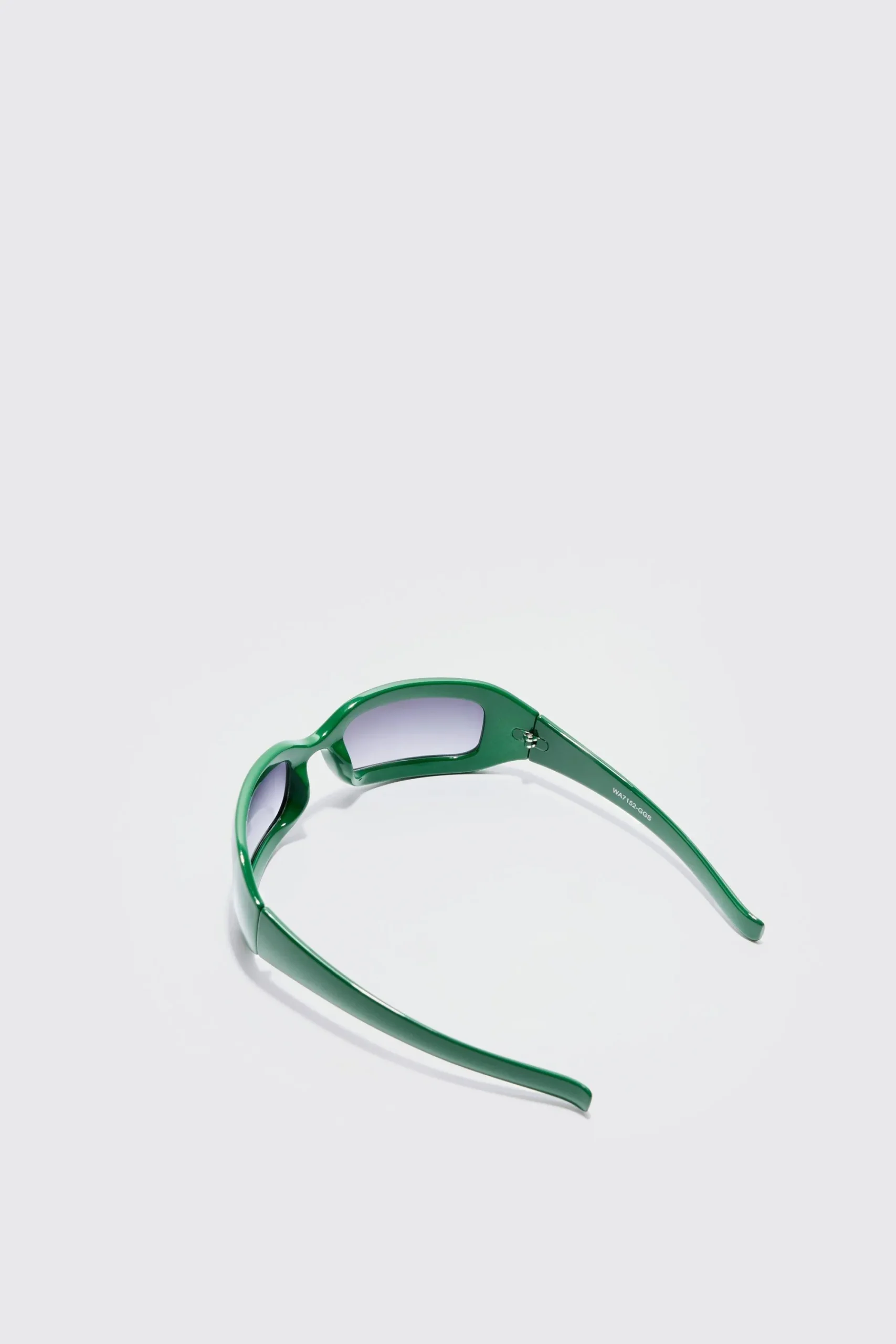 boohooMAN Chunky Wrap Around Rectangle Sunglasses In | UK| Sunglasses