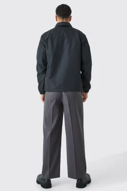 boohooMAN Collared Coach Jacket | UK| Coats & Jackets