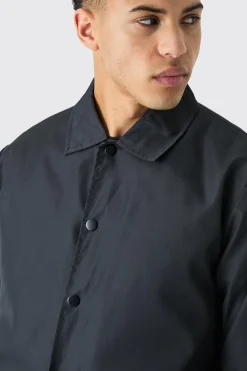 boohooMAN Collared Coach Jacket | UK| Coats & Jackets