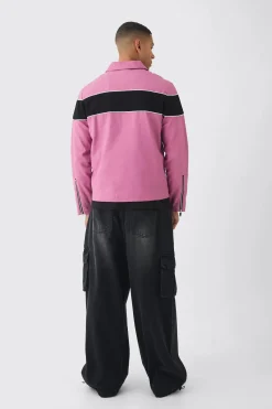 boohooMAN Collared Twill Moto Jacket | UK| Coats & Jackets