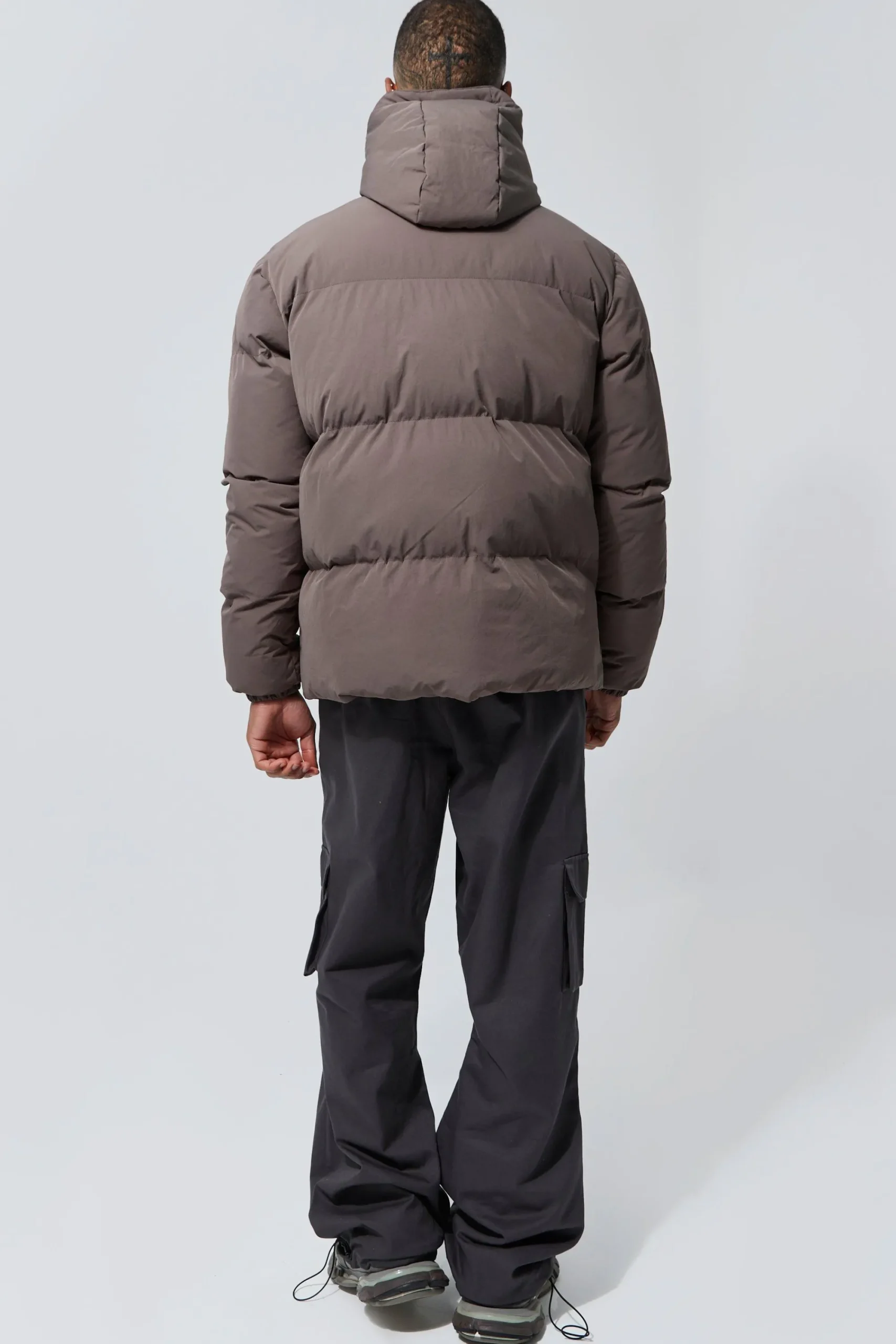 boohooMAN Concealed Placket Hooded Puffer | UK| Coats & Jackets