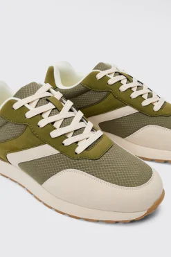 boohooMAN Contrast Chunky Sole Trainers In | UK| Trainers & Hi-Tops