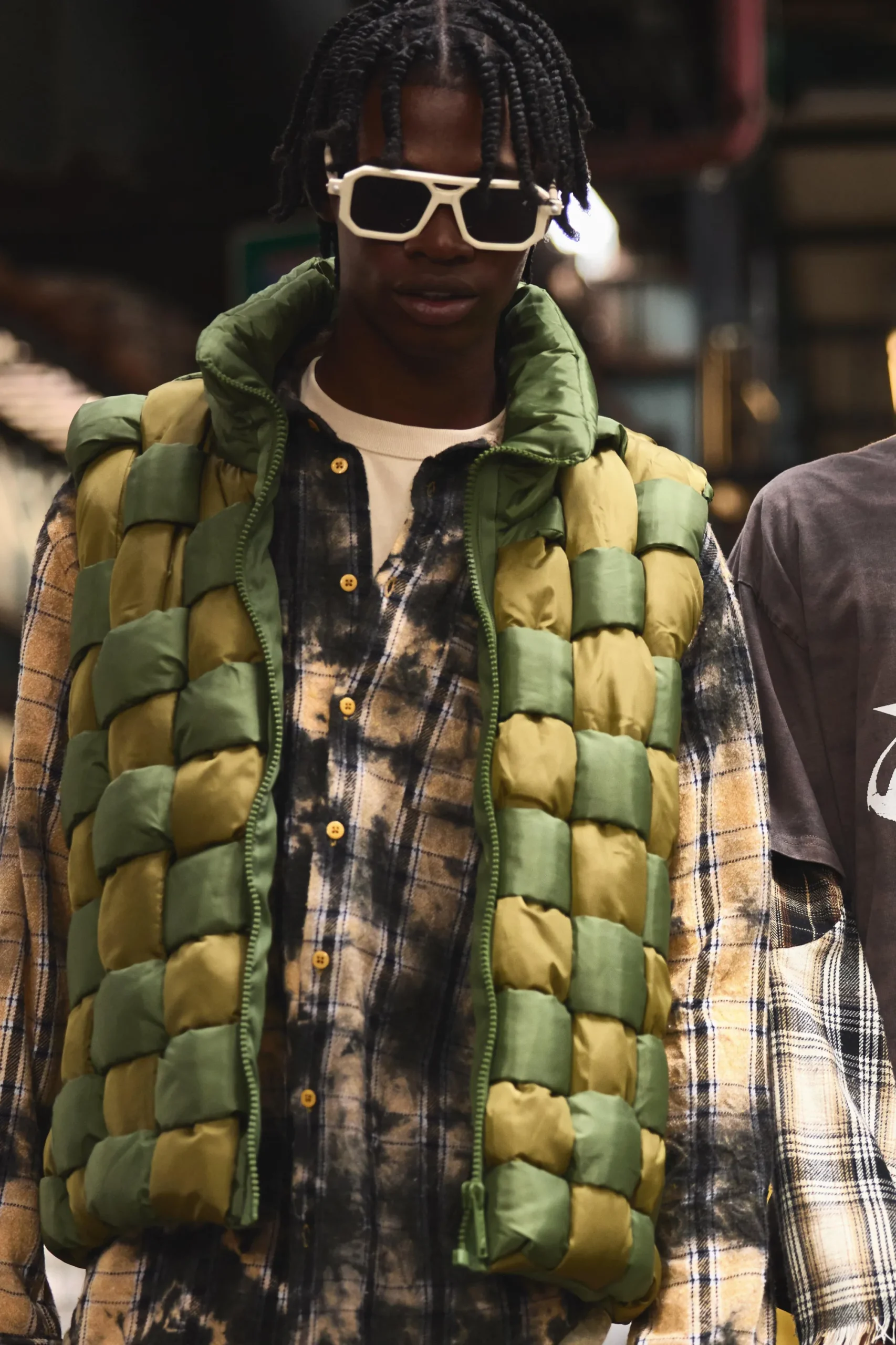 boohooMAN Contrast Hand Weft Padded Gilet In | UK| Coats & Jackets