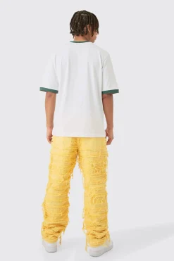 Contrast Neck Puff Print Graphic Regular Fit T-shirt | UK^boohooMAN Outlet