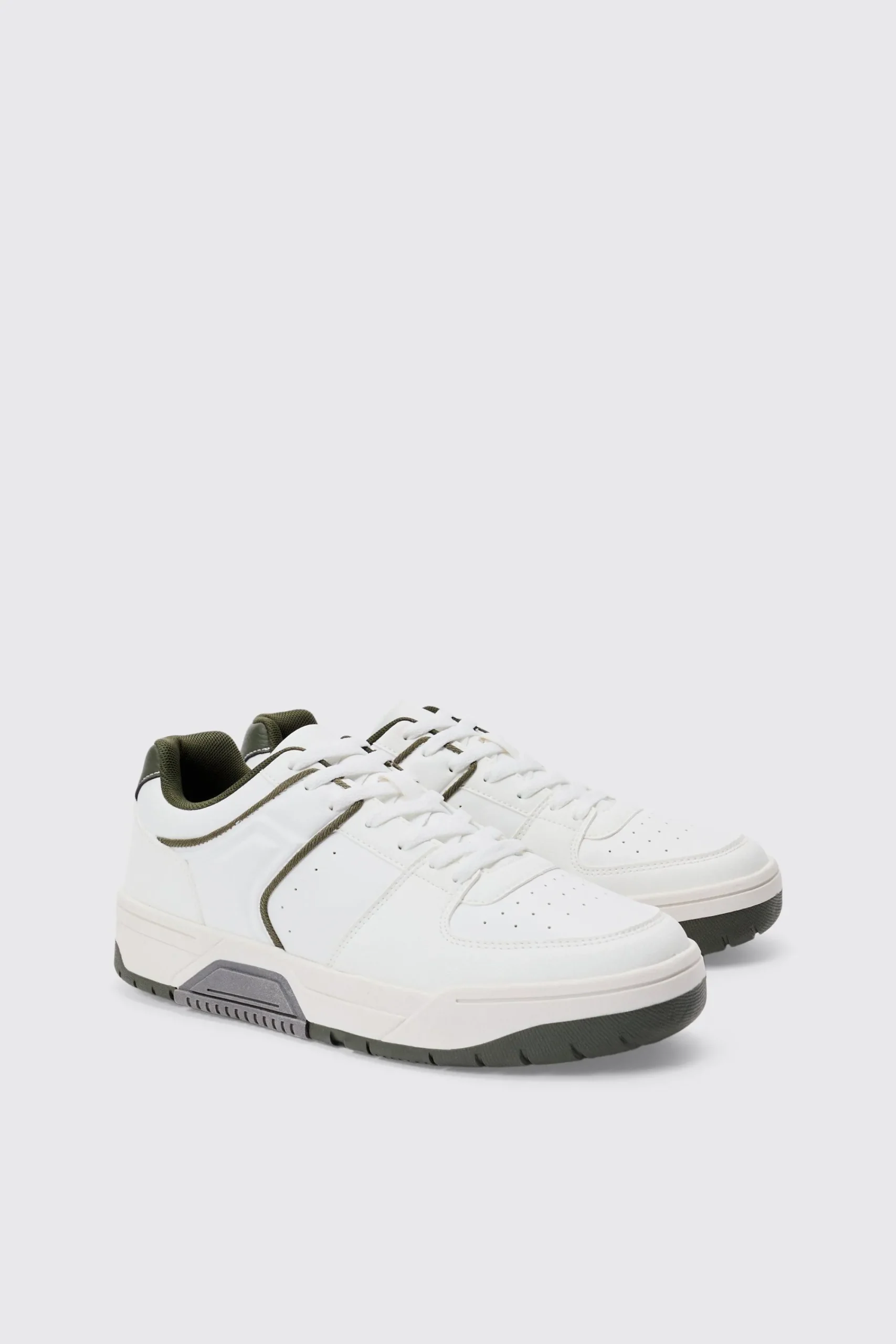 boohooMAN Contrast Piping Chunky Trainer In | UK| Trainers & Hi-Tops