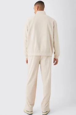 boohooMAN Corduroy Oversized Half Zip Sweat | UK| Suits & Tailoring|Hoodies & Sweatshirts