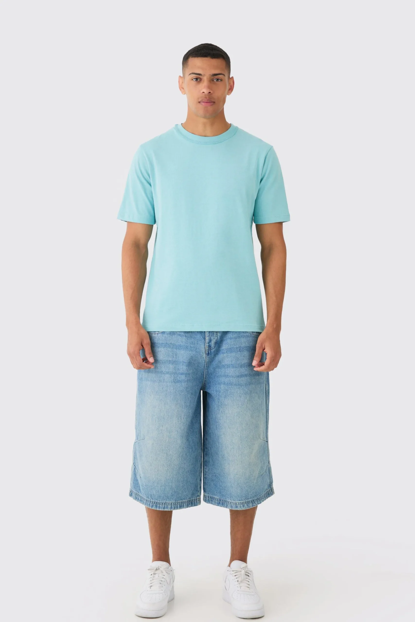 Core Heavy Carded Layed On Neck T-shirt | UK^boohooMAN Hot