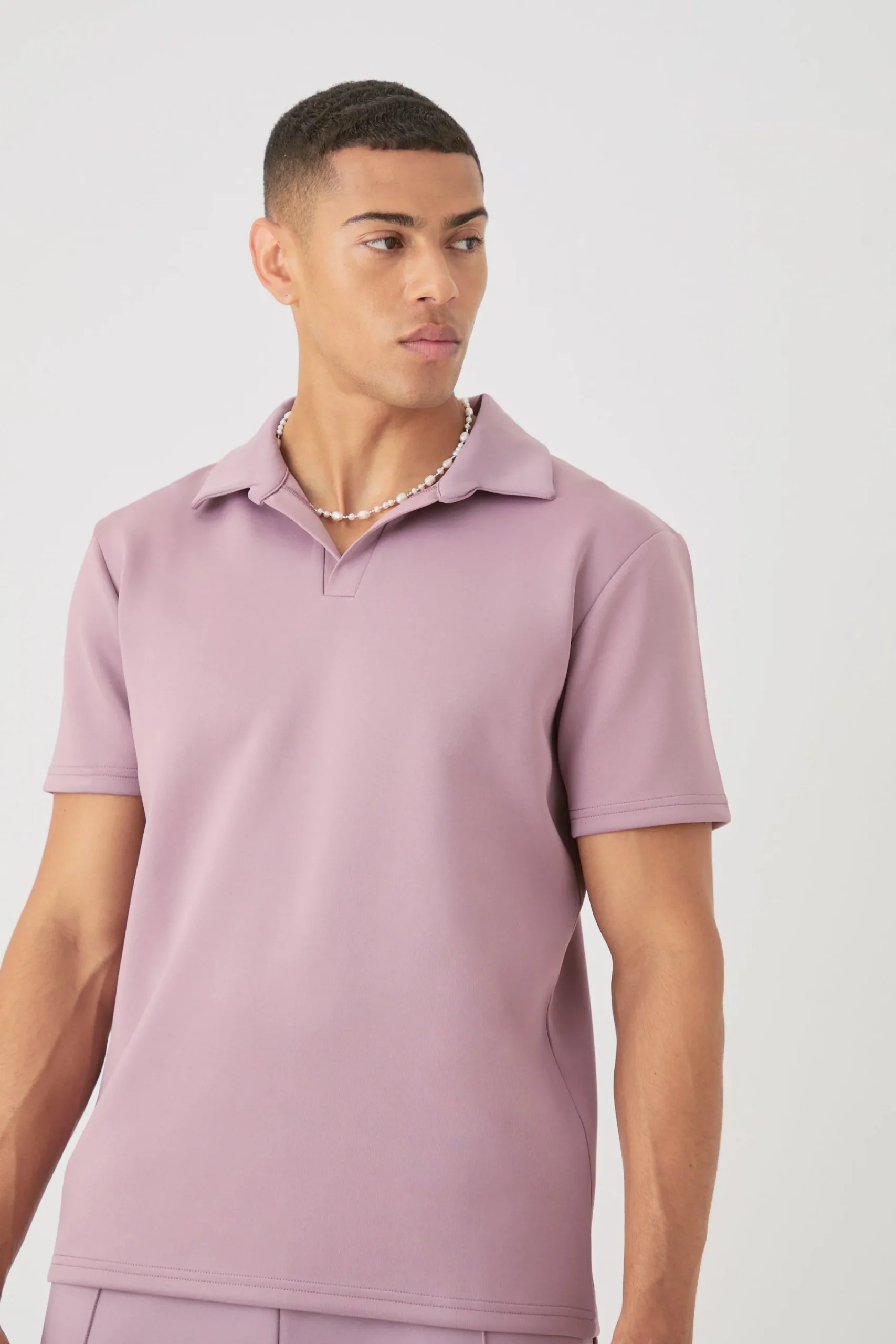 boohooMAN Core Revere Scuba Polo & Jogger Set | UK| Tracksuits