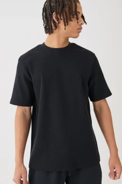 Core Waffle T-shirt | UK^boohooMAN Best
