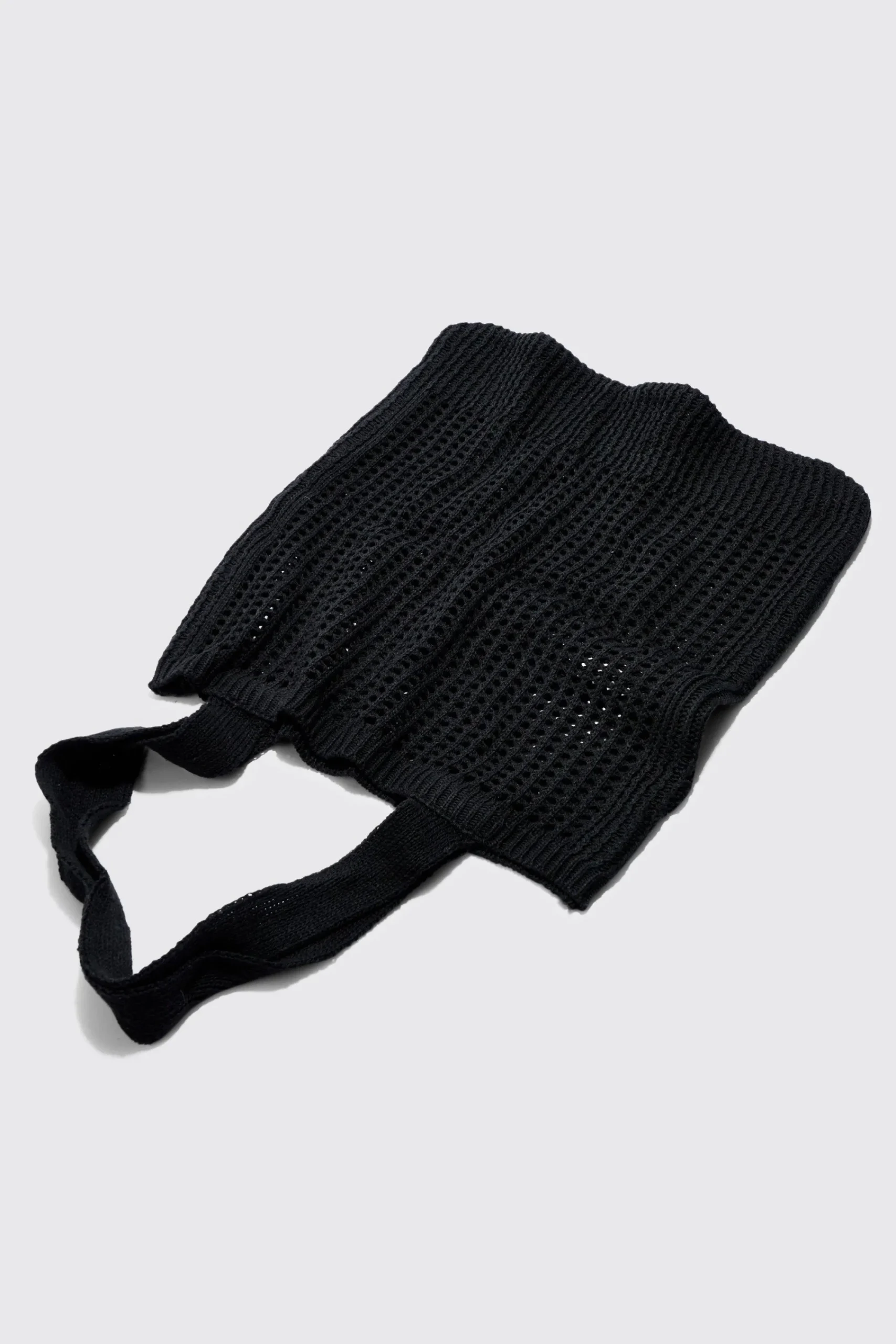 boohooMAN Crochet Tote Bag In | UK| Bags & Wallets