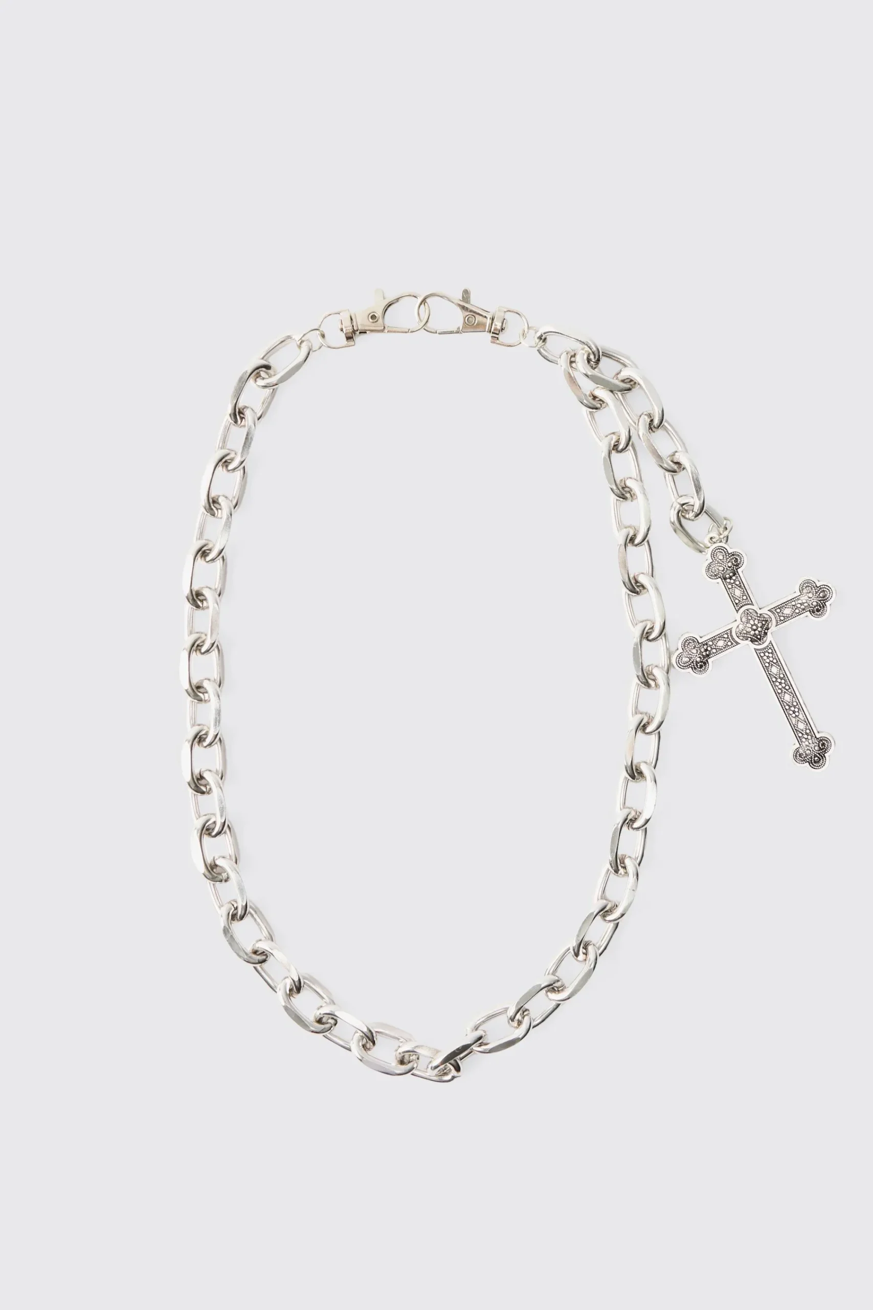 boohooMAN Cross Skull Jean Chain In | UK| Belts|Jewellery & Watches