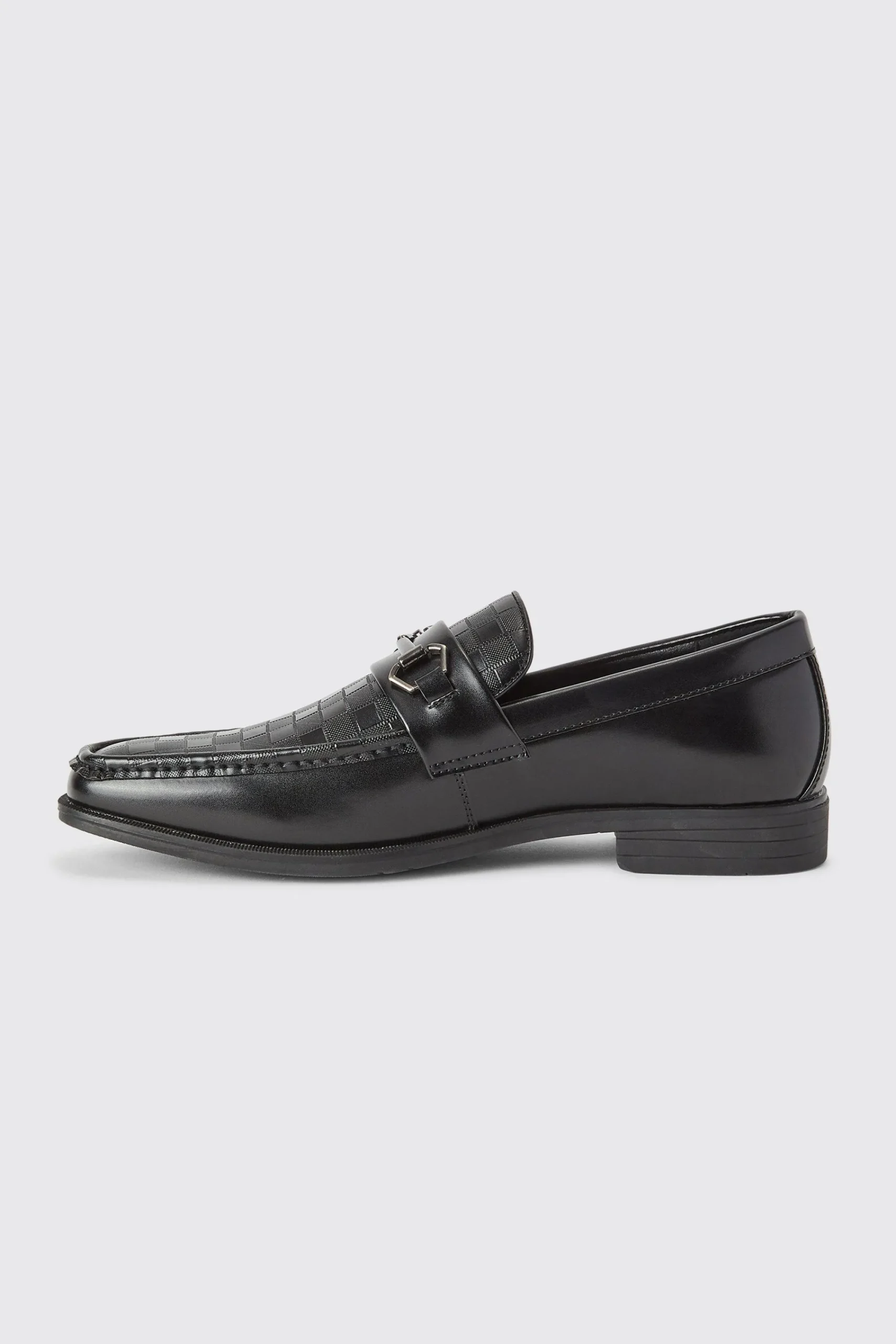 boohooMAN Debossed Snaffle Loafer | UK| Smart Shoes