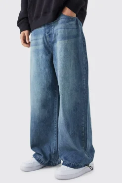 boohooMAN Denim Parachute Jean | UK| Trousers|Jeans