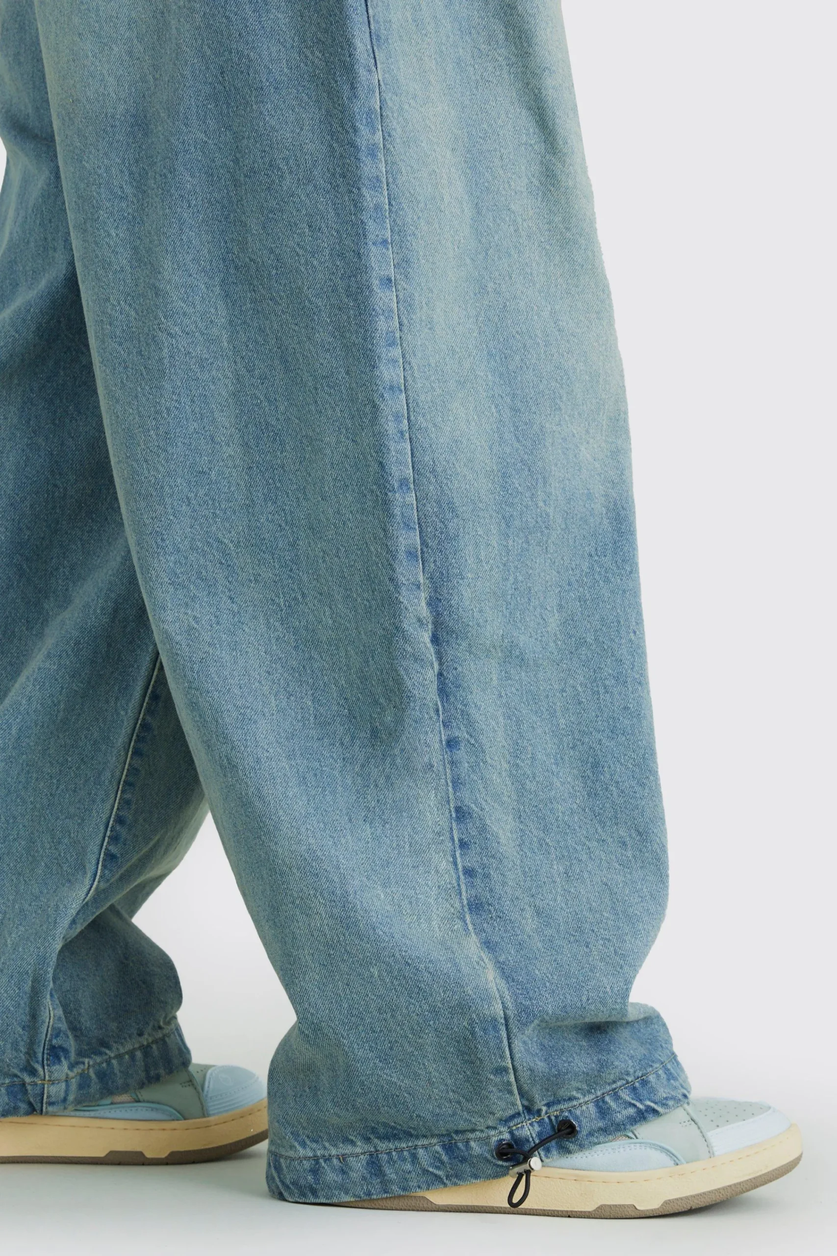 boohooMAN Denim Parachute Jean | UK| Trousers|Jeans