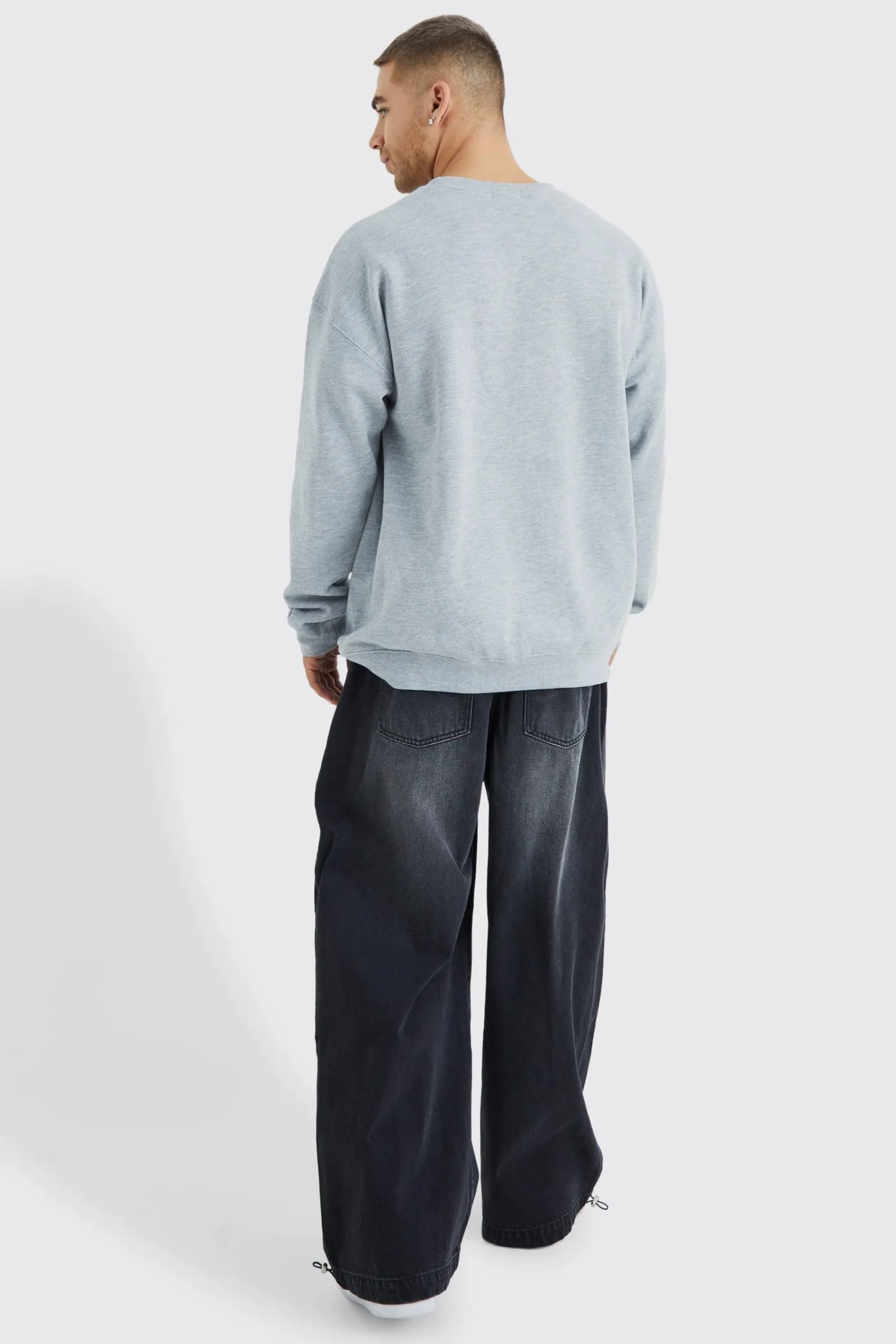 boohooMAN Denim Parachute Jean | UK| Trousers|Jeans