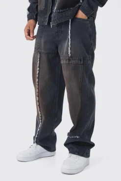 boohooMAN Dirty Wash Carpenter Denim Set | UK| Sets & Co-Ords