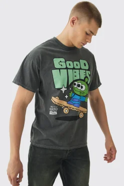 Disney Toy Story Alien Wash License Print T-Shirt | UK^boohooMAN New