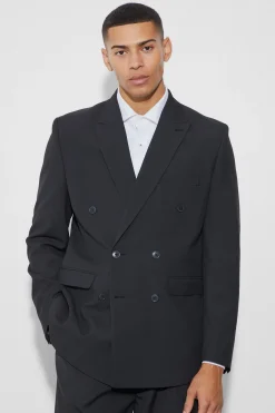 boohooMAN Double Breasted Relaxed Fit Blazer | UK| Suits & Tailoring