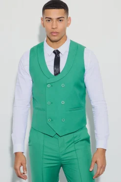 boohooMAN Double Breasted Waistcoat | UK| Suits & Tailoring
