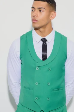 boohooMAN Double Breasted Waistcoat | UK| Suits & Tailoring